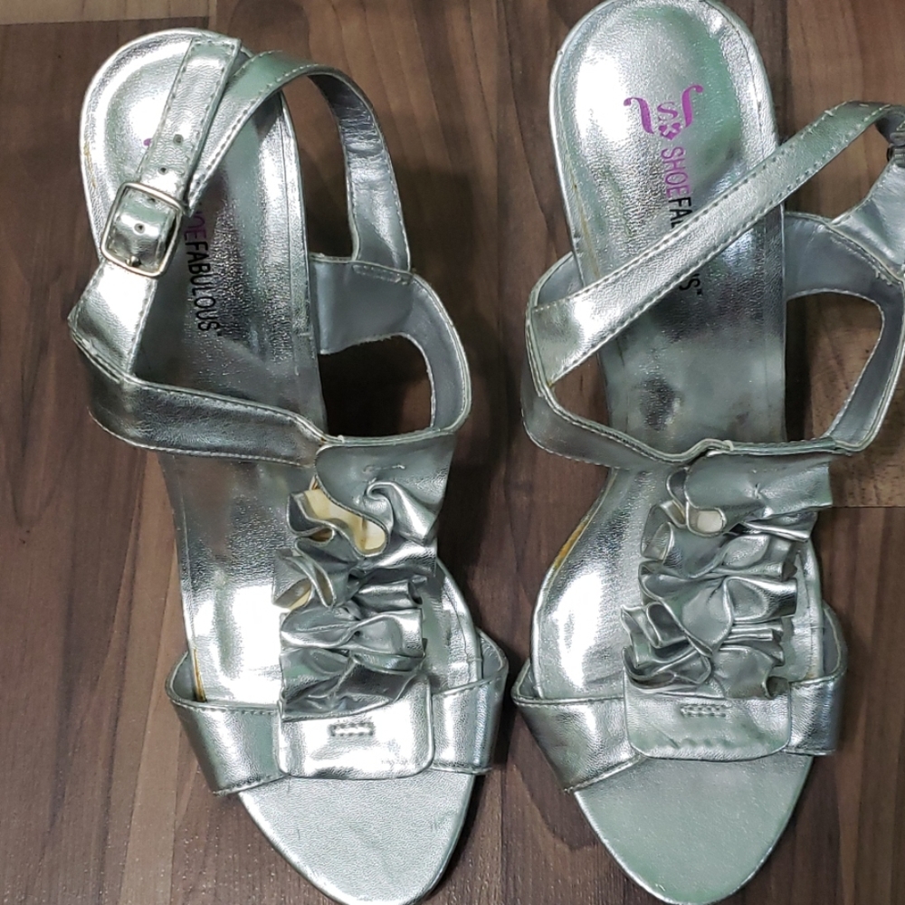 Silver heels